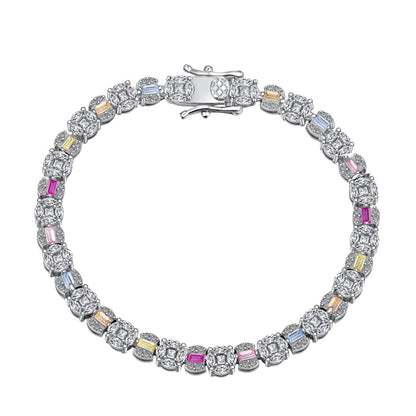 [ECHO ]Dazzling Radiant Multi Cut Daily Bracelet