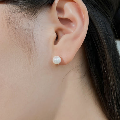 [ECHO ]Delicate Pearl Earrings