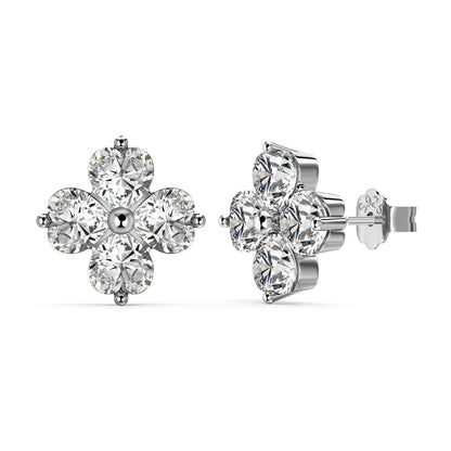 [ECHO ]Four-Leaf Clover Ball Earrings