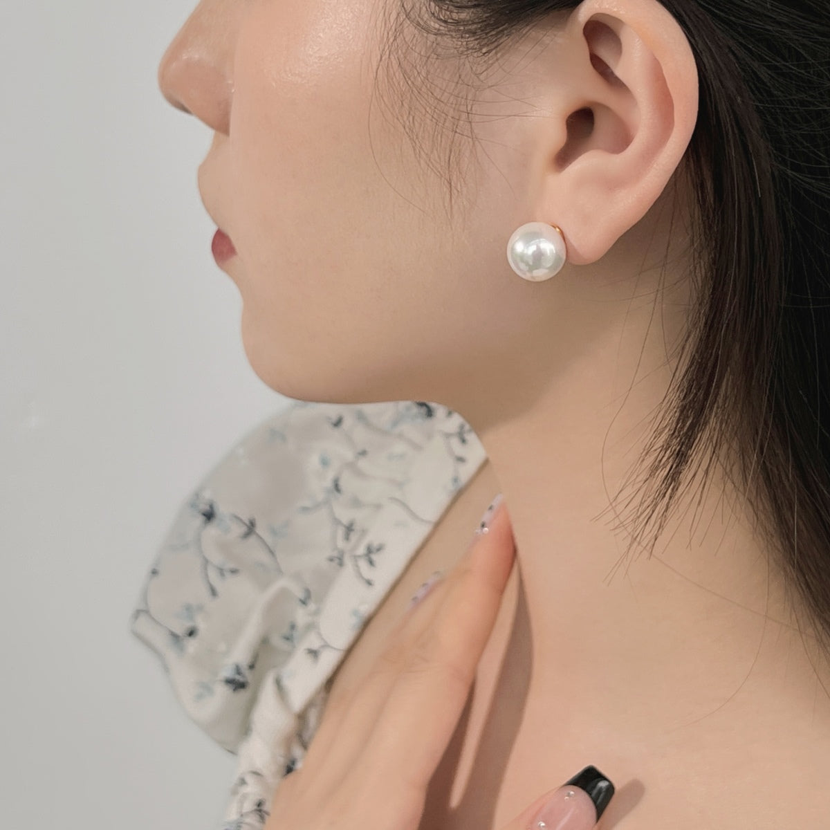[ECHO ]Delicate Pearl Earrings