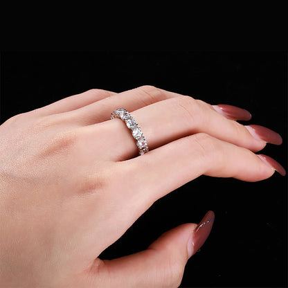 [ECHO ]Eternity Round Cut Tennis Ring
