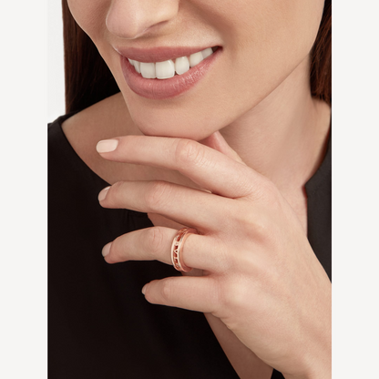 [ECHO ]ZERO 1 ONE-BAND WITH OPENWORK LOGO SPIRAL RING