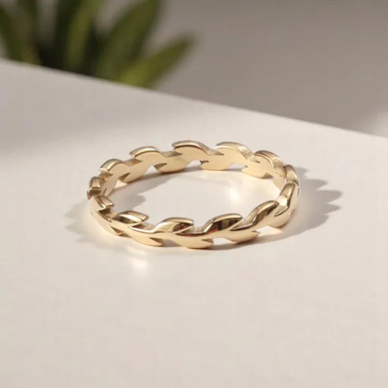 [Echo Fine]Rhea Golden Vine Ring