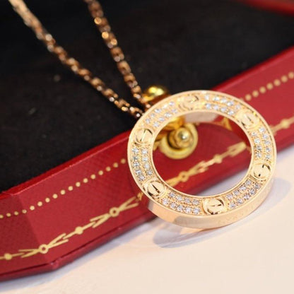 [ECHO ]LOVE NECKLACE ADJUSTABLE ROSE GOLD