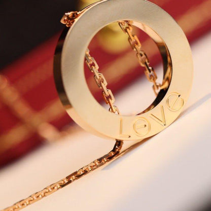 [ECHO ]LOVE NECKLACE ADJUSTABLE ROSE GOLD