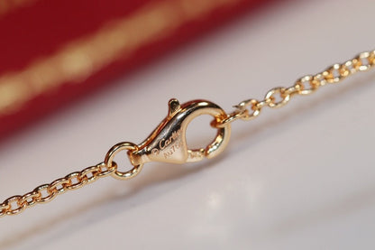 [ECHO ]LOVE NECKLACE PINK GOLD AND SILVER