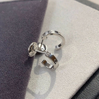 [ECHO ]LOVE EARRINGS 2.65MM SILVER