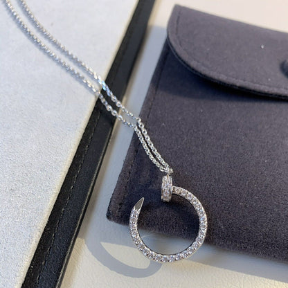 [ECHO ]JUSTE NECKLACE SILVER DIAMONDS