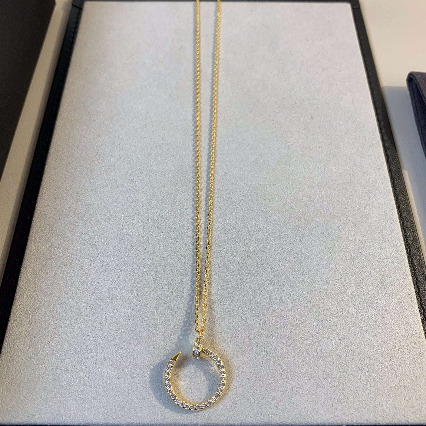 [ECHO ]JUSTE NECKLACE GOLD DIAMONDS