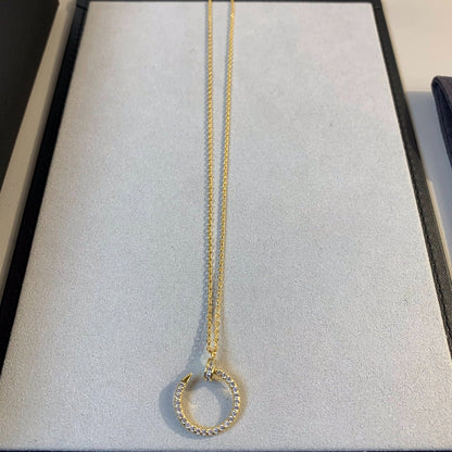 [ECHO ]JUSTE NECKLACE GOLD DIAMONDS