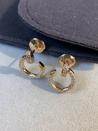 [ECHO ]JUSTE EARRINGS GOLD DIAMONDS