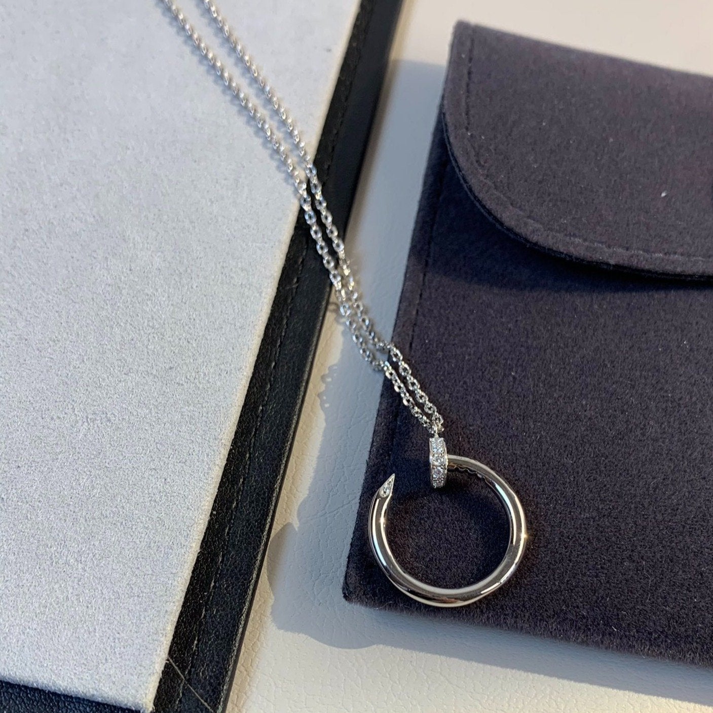 [ECHO ]JUSTE NECKLACE SILVER