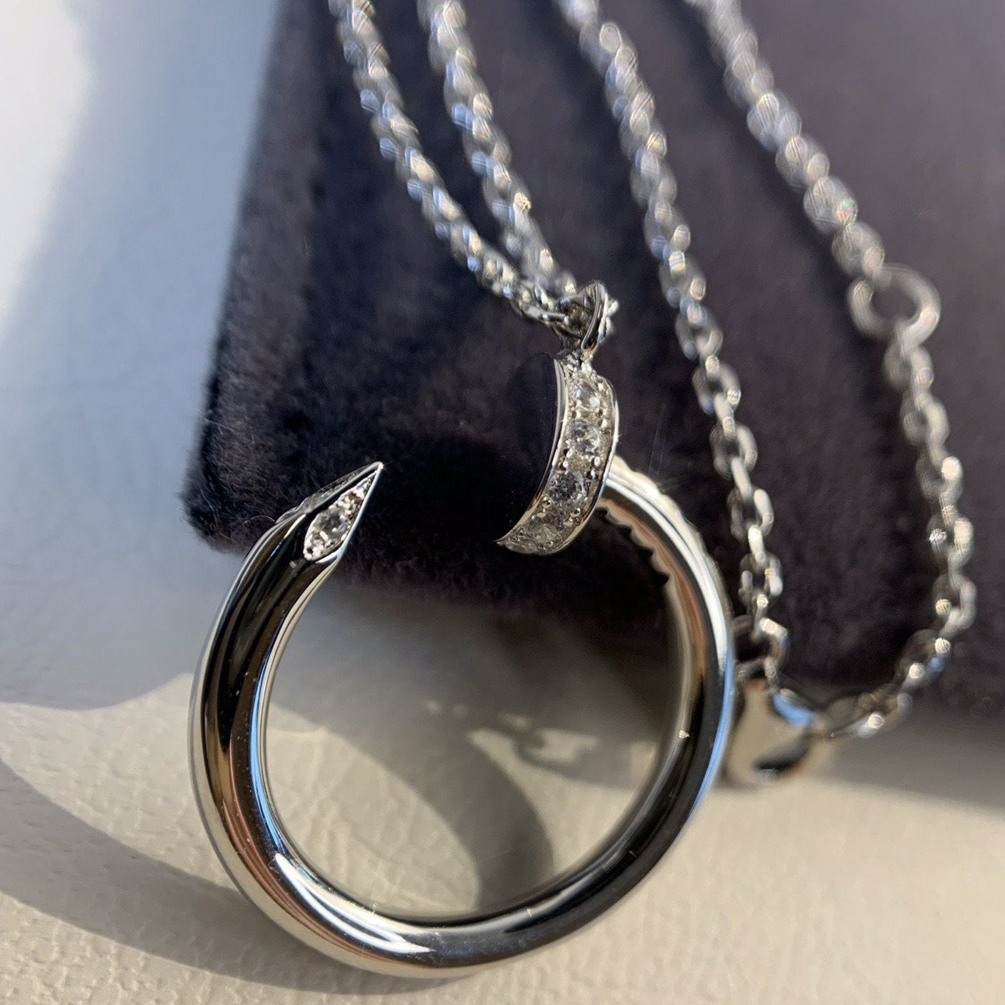 [ECHO ]JUSTE NECKLACE SILVER