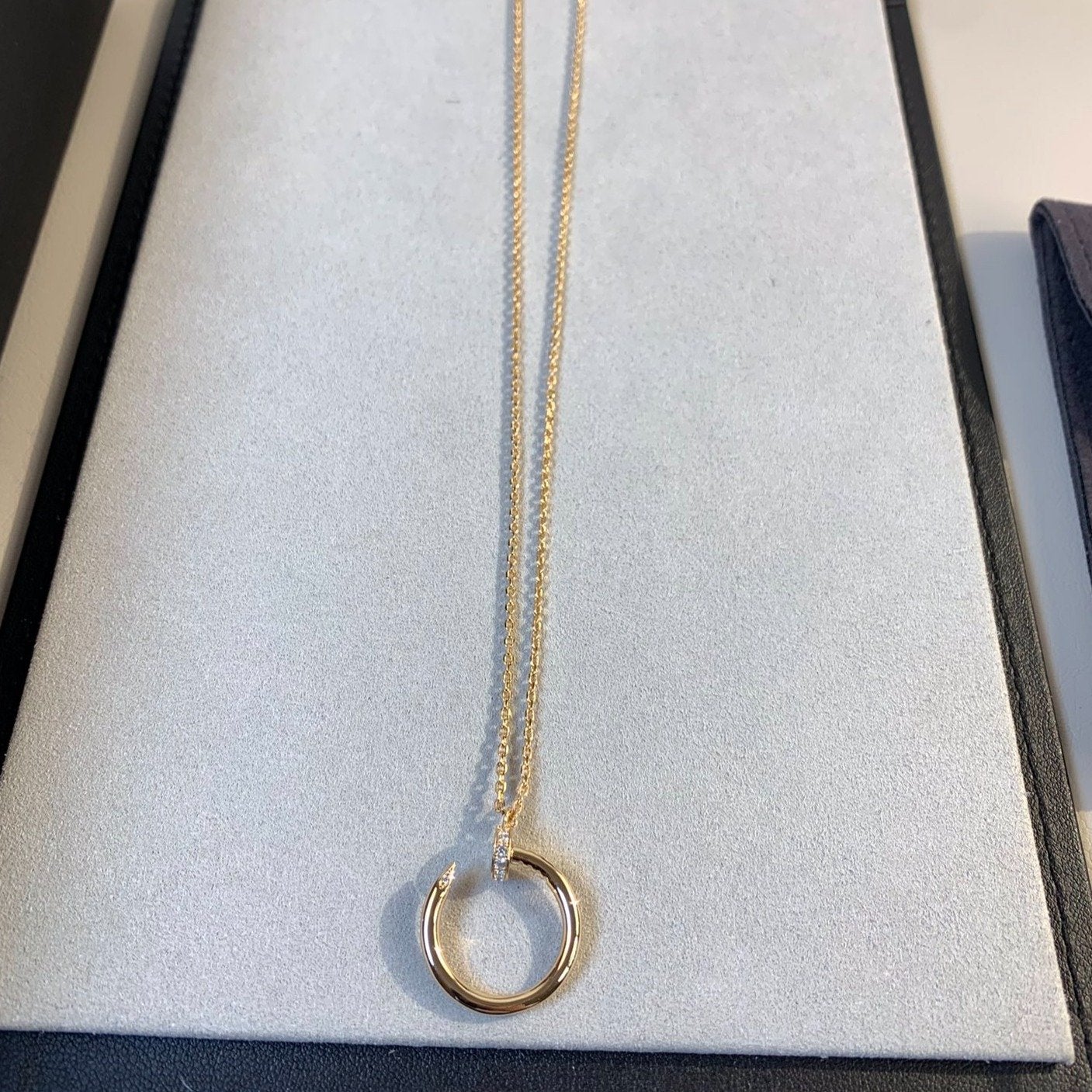 [ECHO ]JUSTE NECKLACE PINK GOLD
