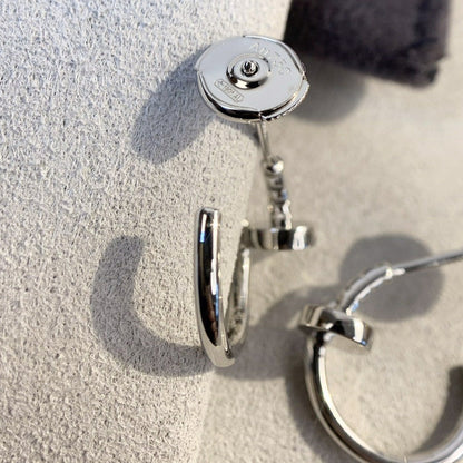 [ECHO ]JUSTE EARRINGS SILVER