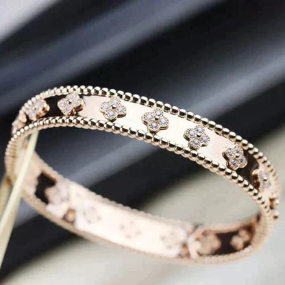 [ECHO ]CLOVER BRACELET 8MM DIAMONDS