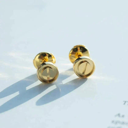 [ECHO ]LOVE EARRINGS GOLD 10MM