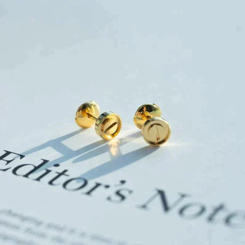 [ECHO ]LOVE EARRINGS GOLD 10MM