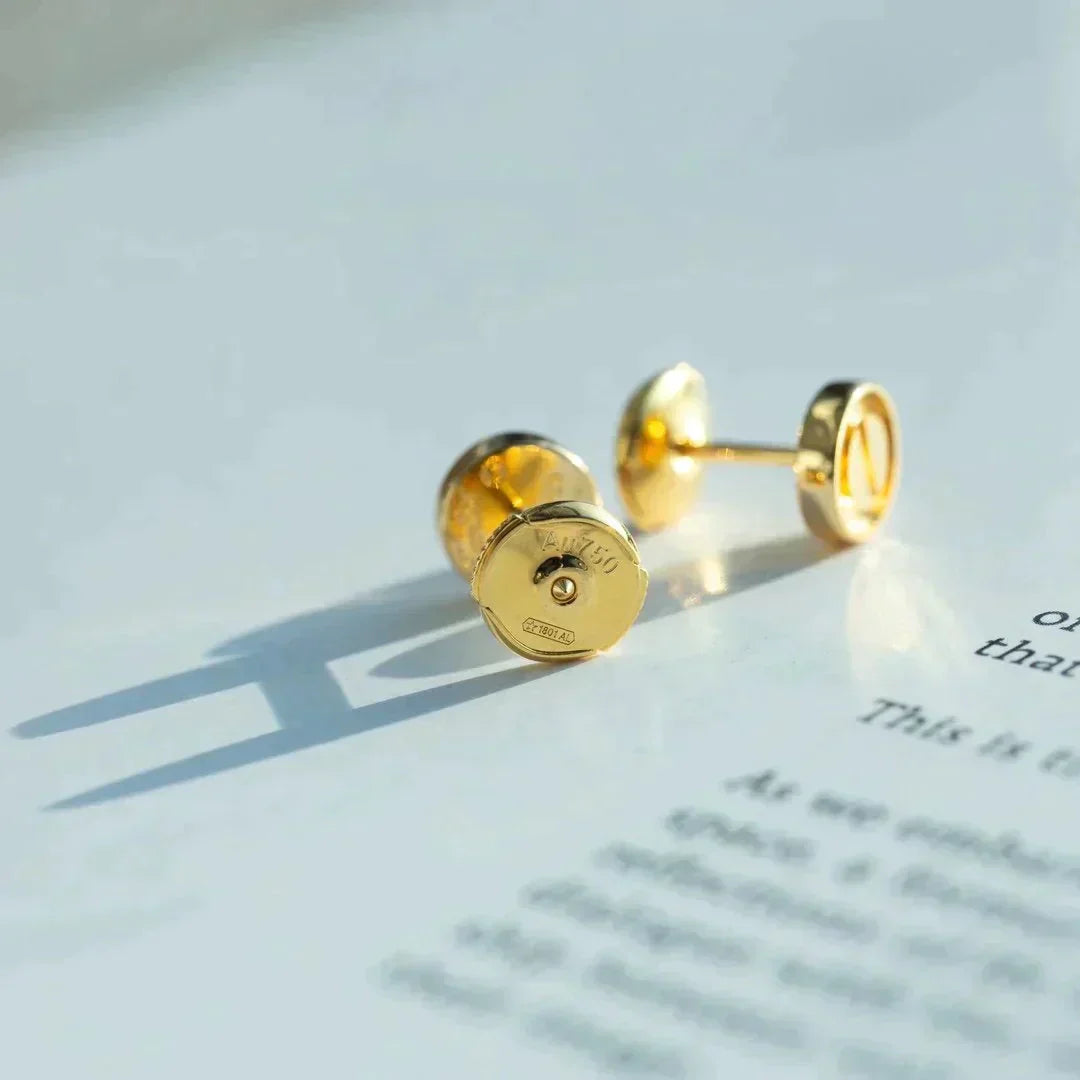 [ECHO ]LOVE EARRINGS GOLD 10MM