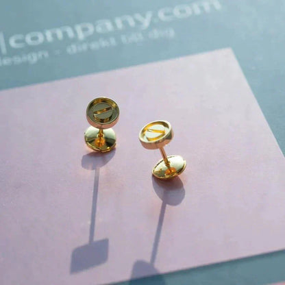 [ECHO ]LOVE EARRINGS GOLD 10MM