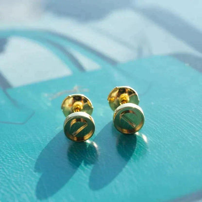[ECHO ]LOVE EARRINGS GOLD 10MM