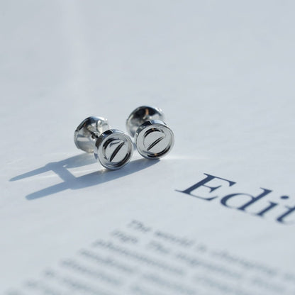 [ECHO ]LOVE EARRINGS SILVER 10MM