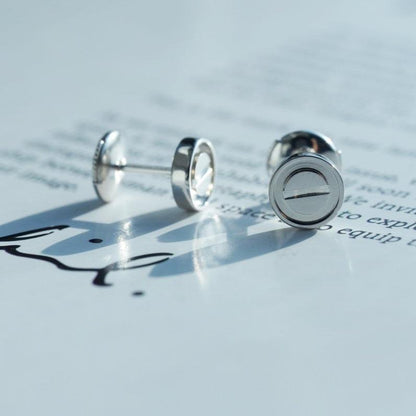 [ECHO ]LOVE EARRINGS SILVER 10MM