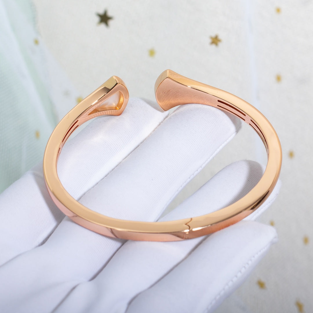 [ECHO ]DREAM BRACELET OPEN PINK GOLD MOP DIAMOND