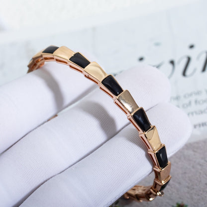 [ECHO ]SERPENTI BRACELET PINK GOLD ONYX