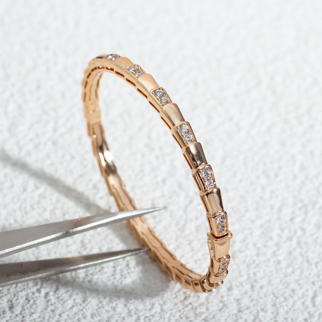 [ECHO ]SERPENTI BRACELET PINK GOLD DIAMOND