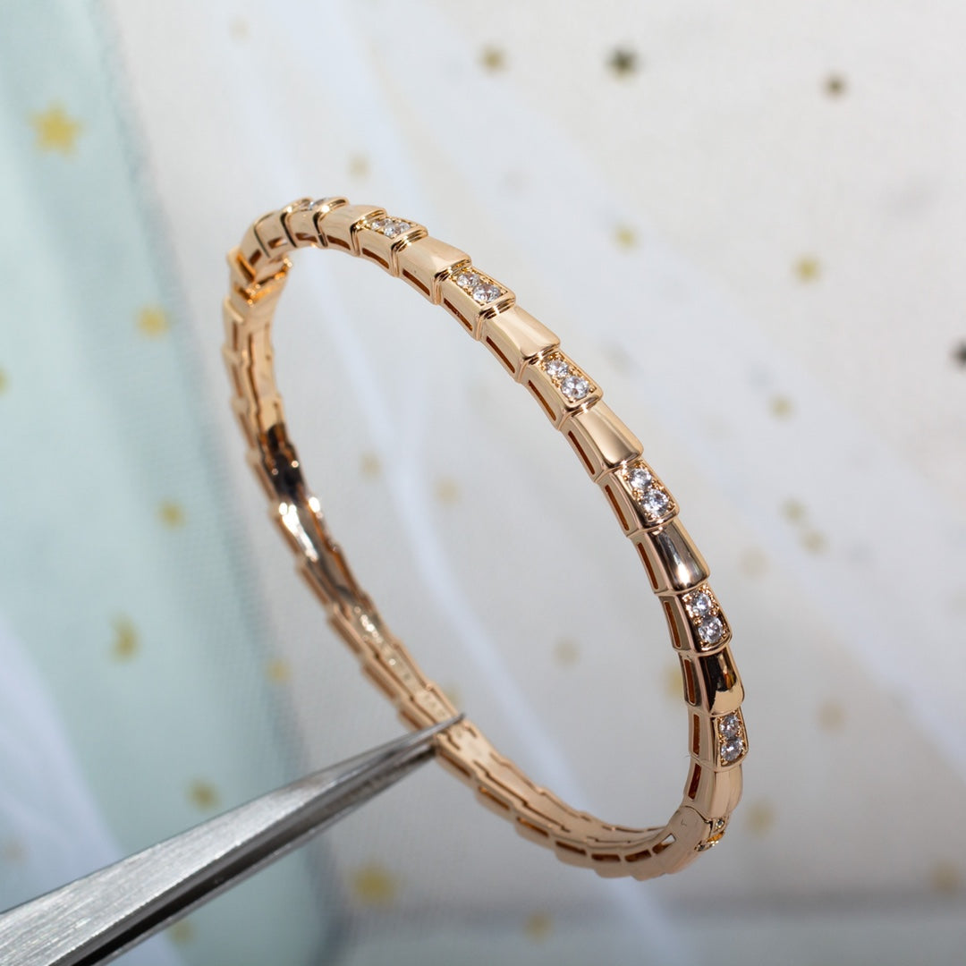 [ECHO ]SERPENTI BRACELET PINK GOLD DIAMOND