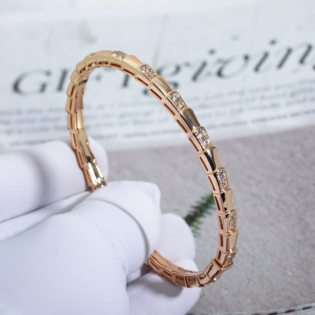 [ECHO ]SERPENTI BRACELET PINK GOLD DIAMOND