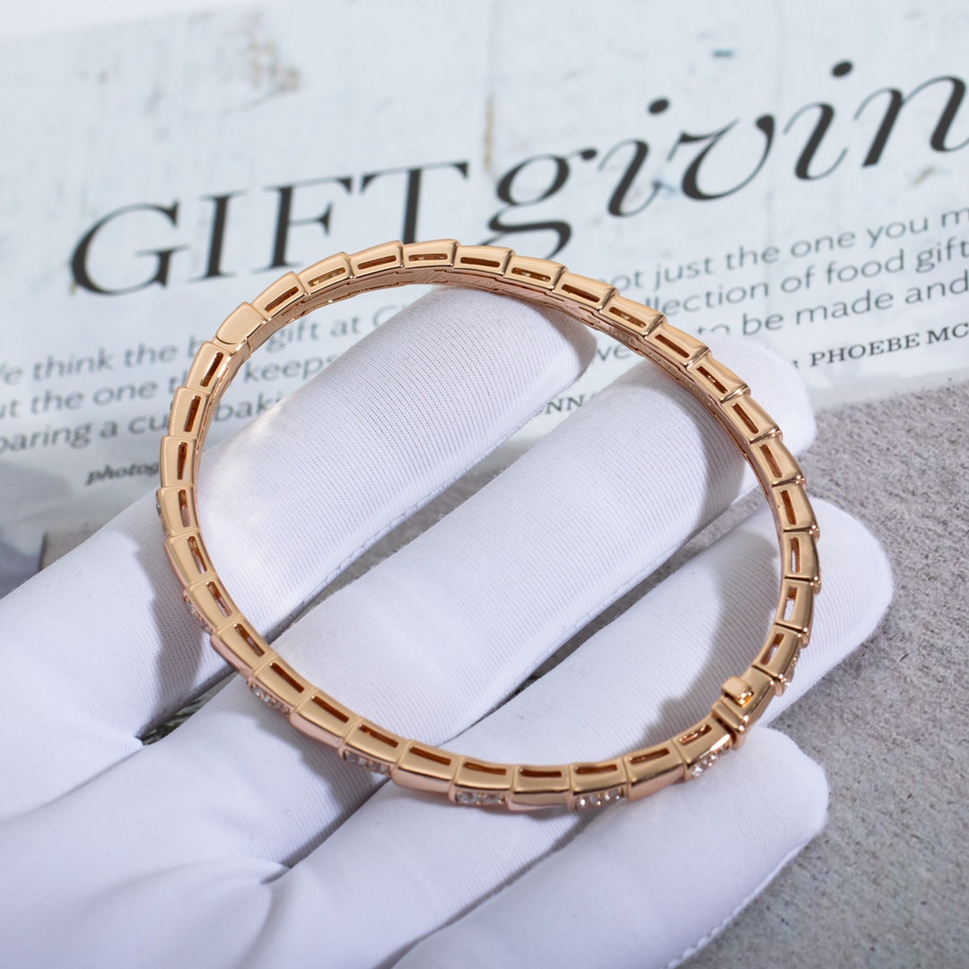 [ECHO ]SERPENTI BRACELET PINK GOLD DIAMOND