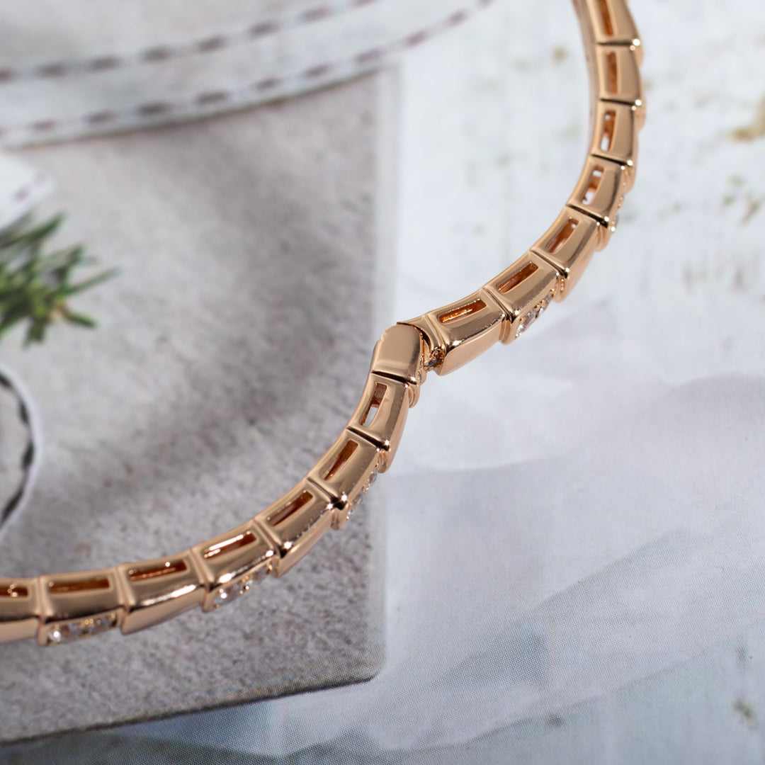 [ECHO ]SERPENTI BRACELET PINK GOLD DIAMOND