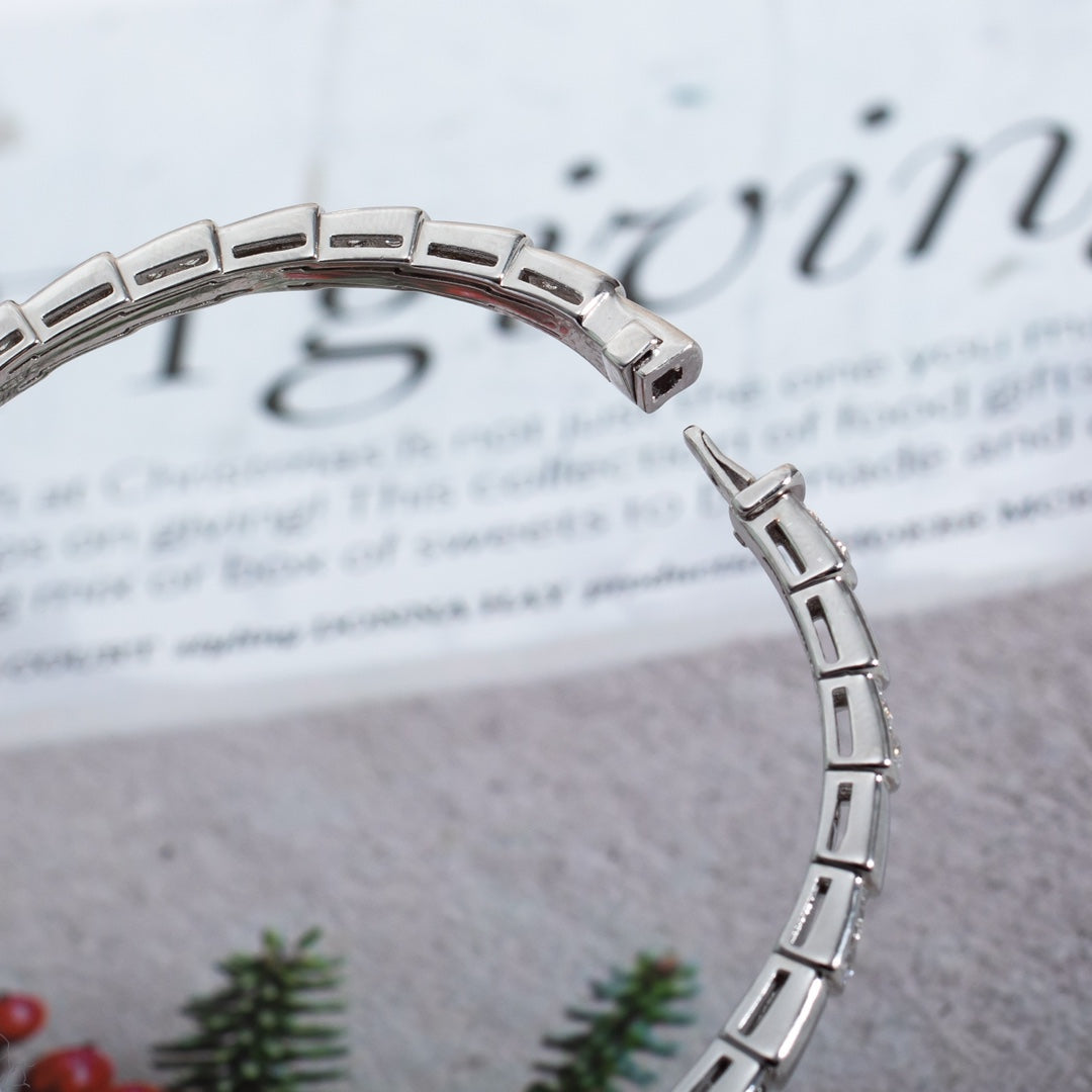 [ECHO ]SERPENTI BRACELET SILVER DIAMOND