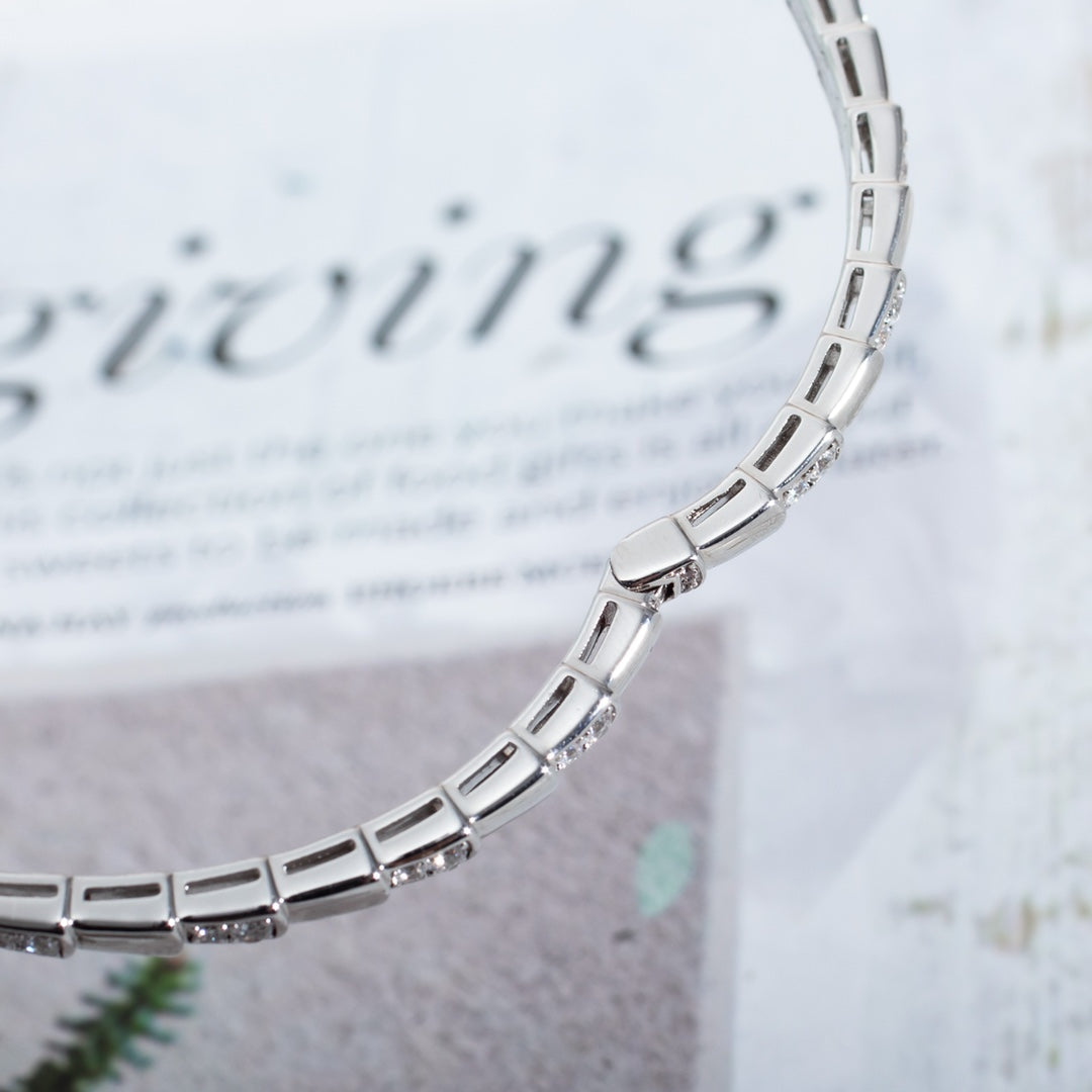 [ECHO ]SERPENTI BRACELET SILVER DIAMOND