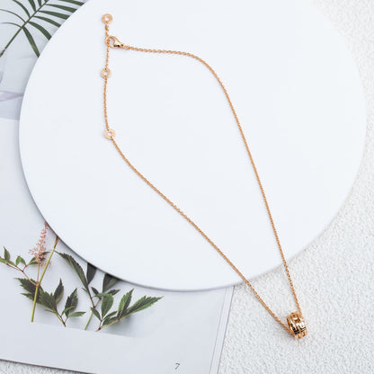 [ECHO ]PARENTESI NECKLACE PINK GOLD