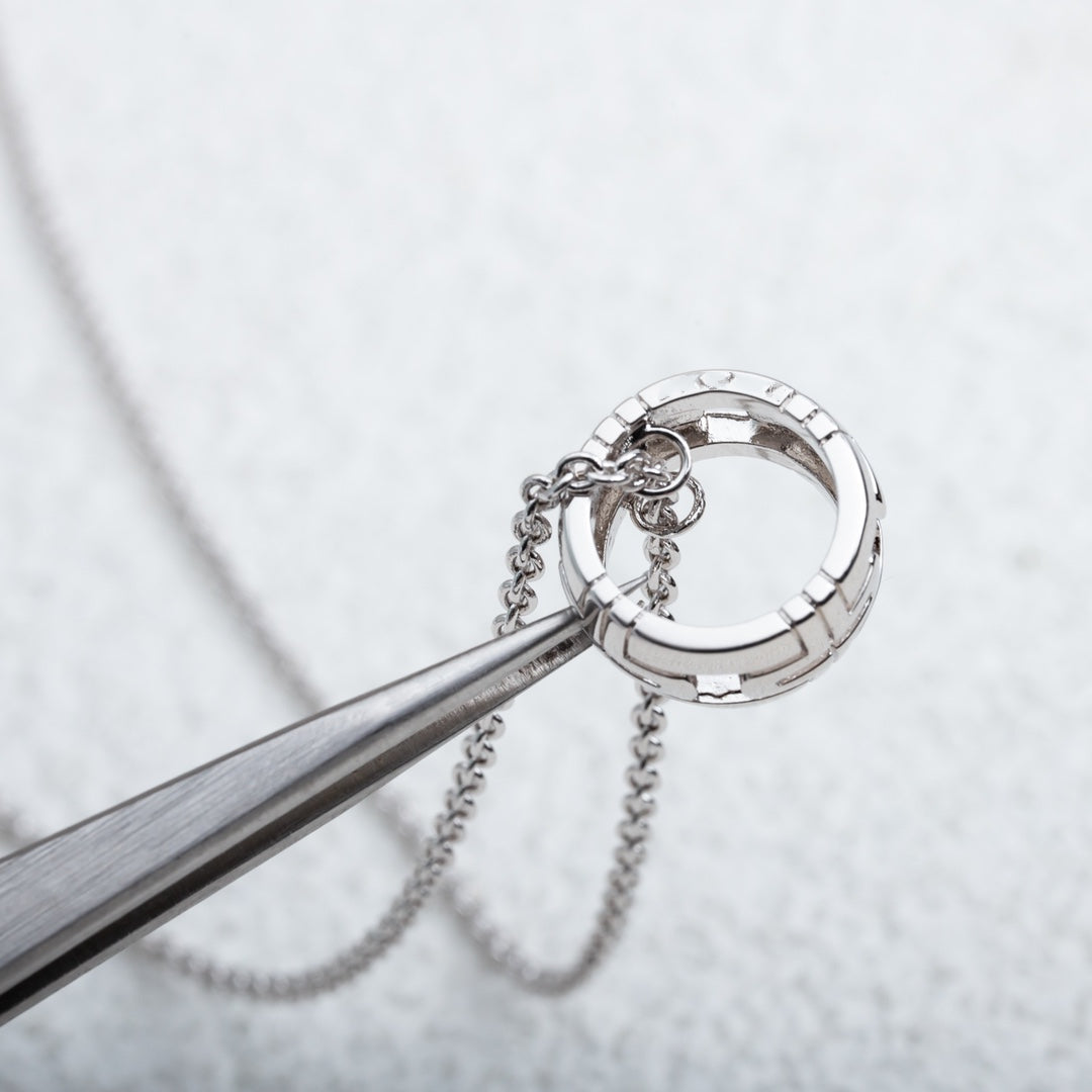 [ECHO ]PARENTESI NECKLACE SILVER