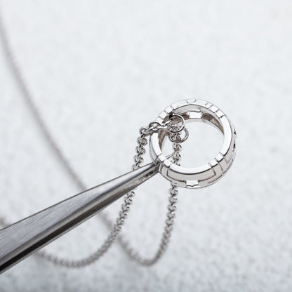 [ECHO ]PARENTESI NECKLACE SILVER