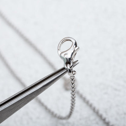 [ECHO ]PARENTESI NECKLACE SILVER