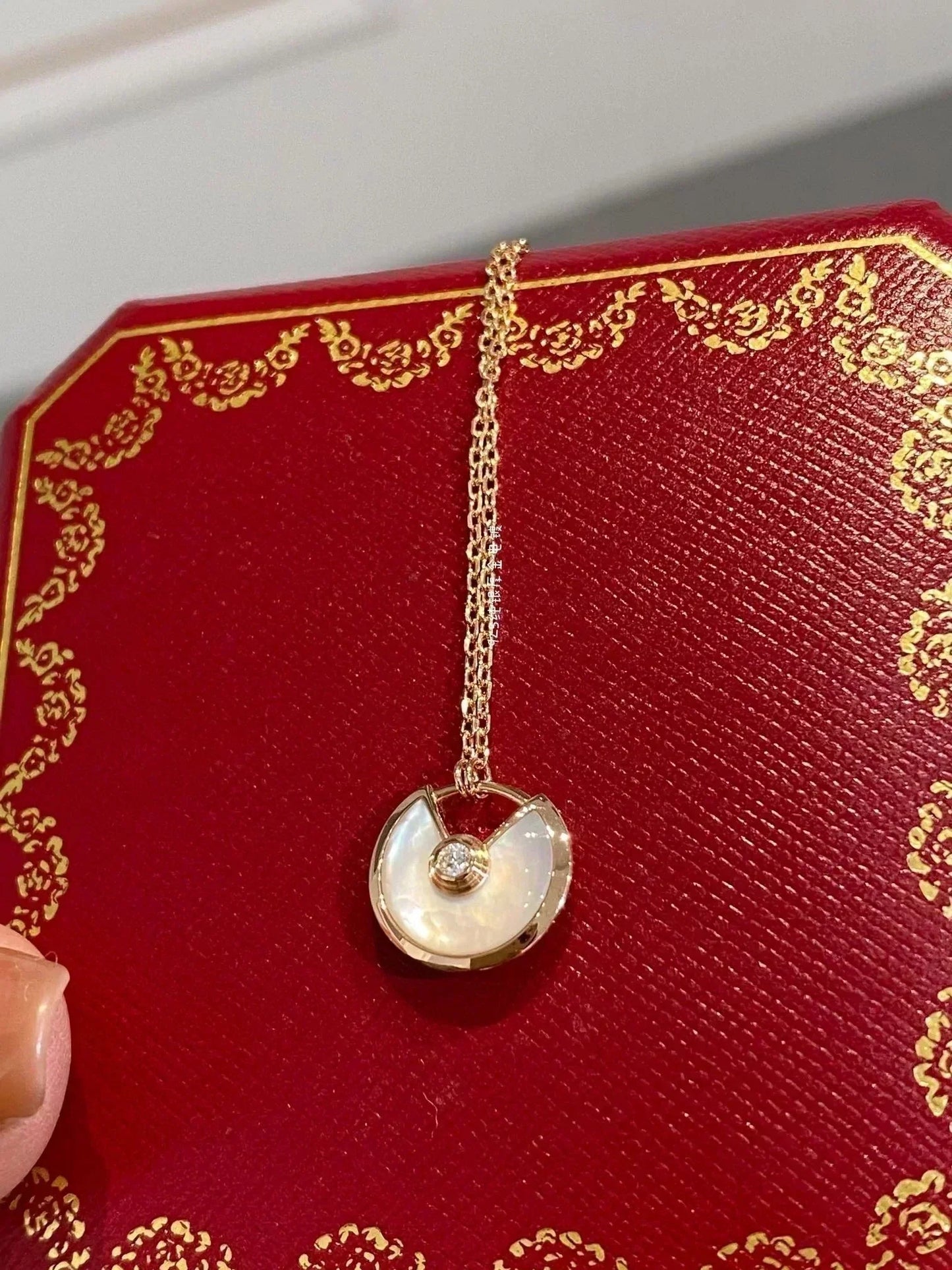 [ECHO ]AMULETTE ROSE GOLD MOP NECKLACE