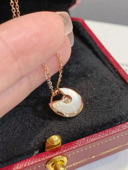 [ECHO ]AMULETTE ROSE GOLD MOP NECKLACE