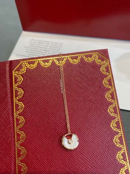 [ECHO ]AMULETTE ROSE GOLD MOP NECKLACE