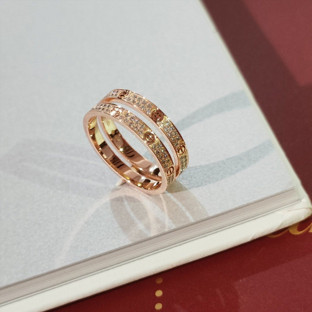 [ECHO ]LOVE RING 2.65MM DIAMOND
