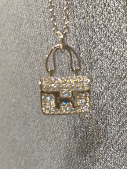 [ECHO ]CONSTANCE PEDANT DIAMOND NECKLACE