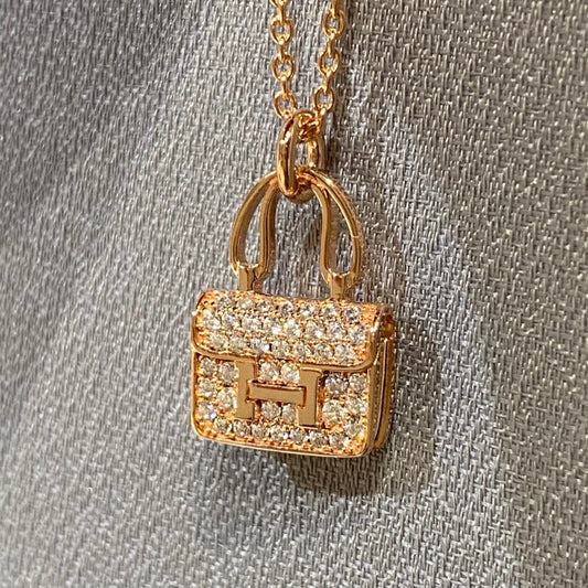 [ECHO ]CONSTANCE PEDANT DIAMOND NECKLACE