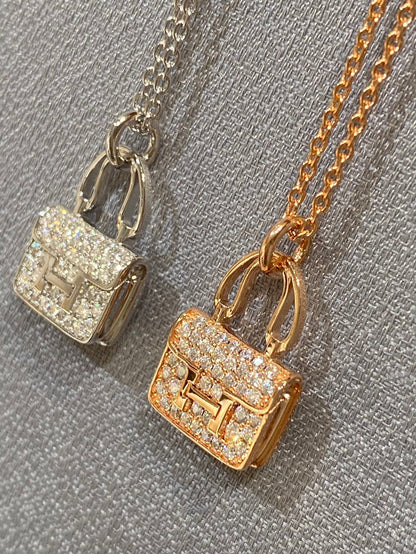 [ECHO ]CONSTANCE PEDANT DIAMOND NECKLACE
