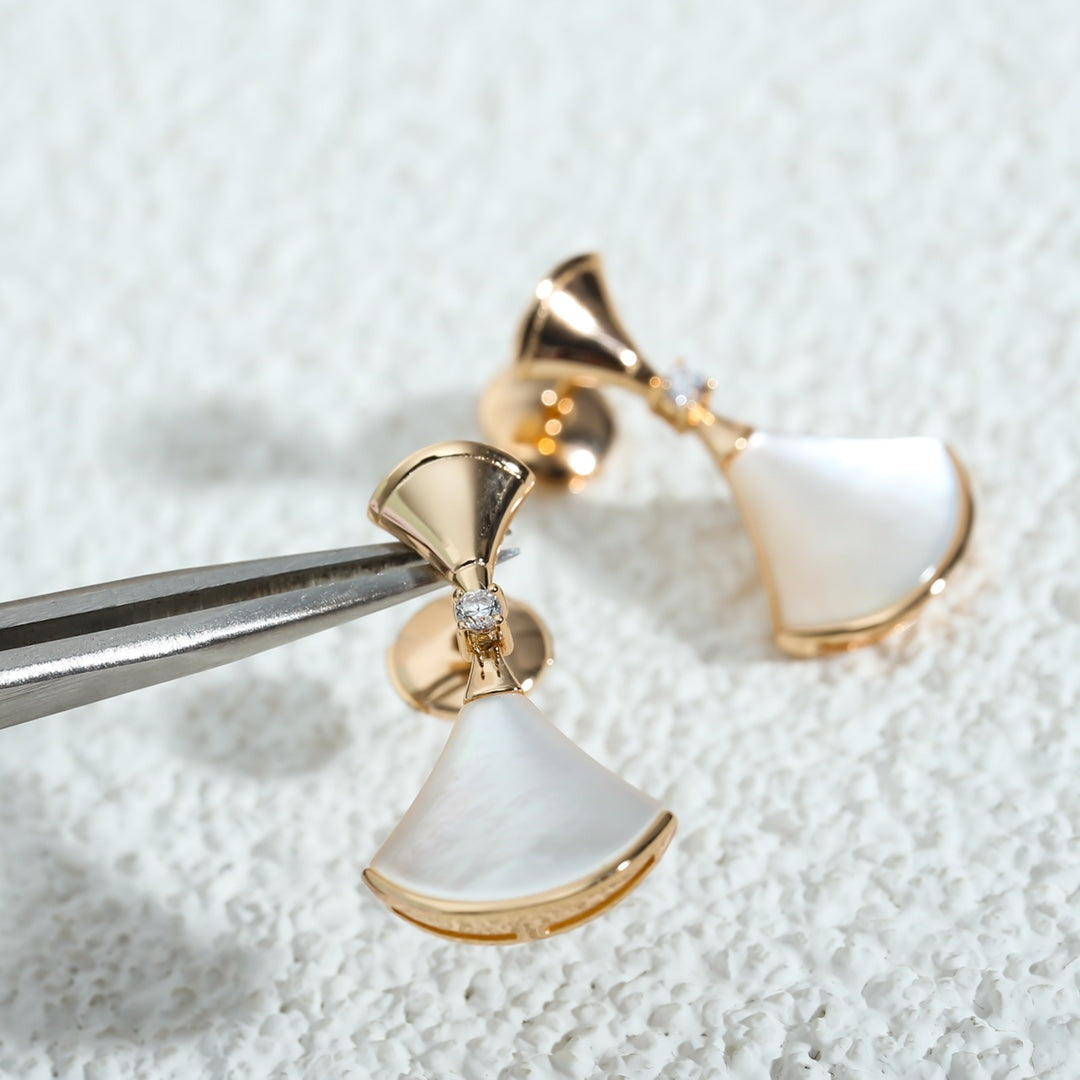 [ECHO ]DREAM MOP PINK GOLD EARRINGS