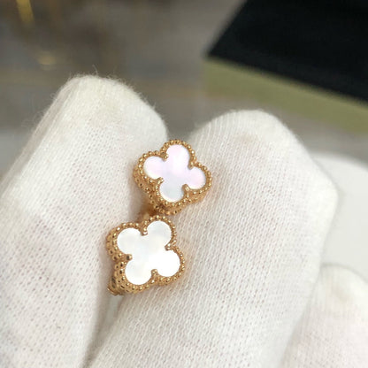 [ECHO ]CLOVER MINI GOLD EARRINGS