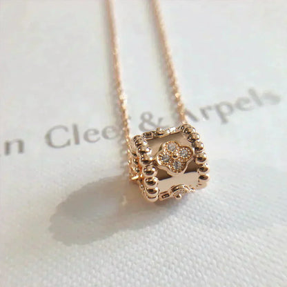 [ECHO ]PERLEE PEDANT NECKLACE GOLD / ROSE GOLD